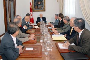 Séance de travail ministérielle sur la situation à Om Larayes et Mdhilla