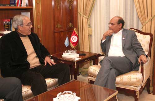 Le président de la République reçoit le président de l'INRIC