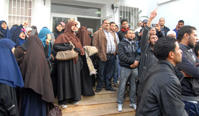 استنكار عملية انتهاك الحرم الجامعي بمنوبة من قبل الطلبة السلفيين