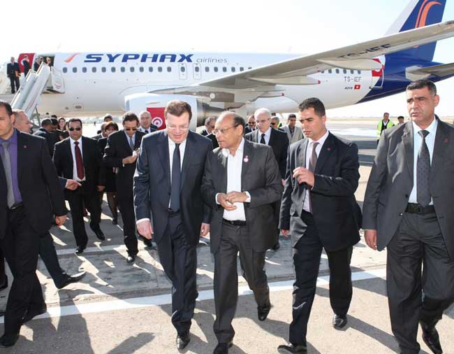 رئيس الجمهورية يدشن شركة الطيران سيفاكس ارلاينز