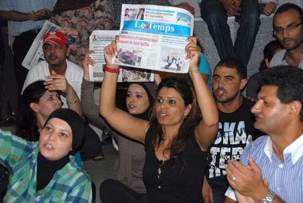 Grande mobilisation à Dar Assabah contre les récentes décisions prises par le nouveau directeur général -