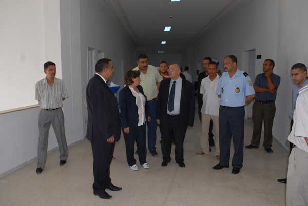 وزير العدل يزور محكمة تونس 2