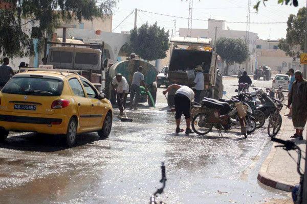 Guellala : Retour au calme et campagne de nettoyage