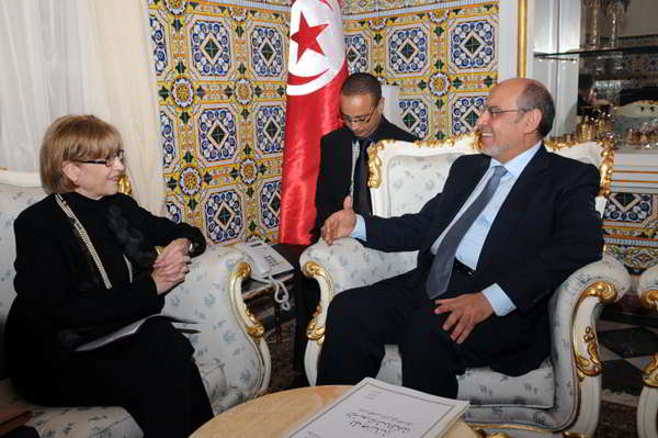 Tunisie-USA Hamadi Jebali s'entretient avec la secrétaire d'Etat-Adjointe US chargée du Proche-Orient