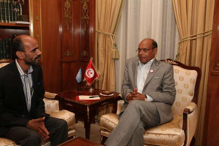 Marzouki rencontre des secrétaires généraux de partis politiques et des présidents de groupes parlementaires