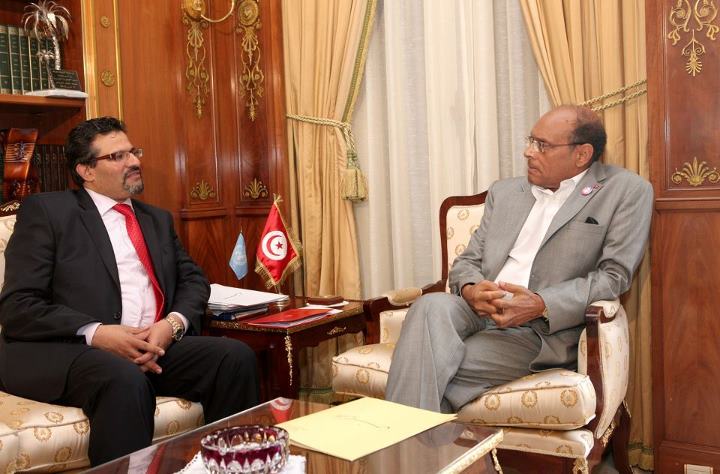 Le président de la République reçoit le ministre des affaires étrangères