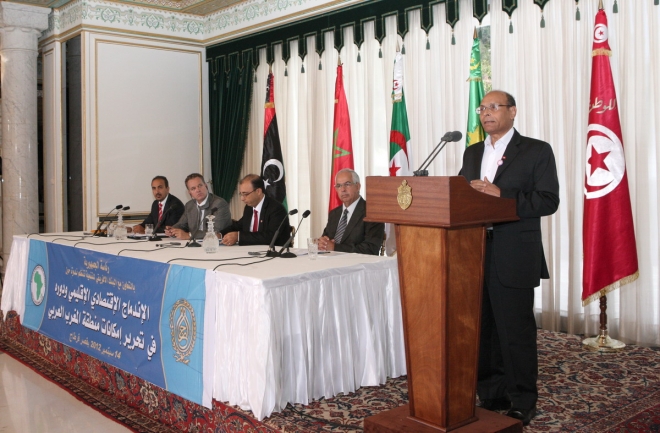 Tunisie: «Il est temps de booster l'édification économique du Maghreb arabe » (M.Marzouki)