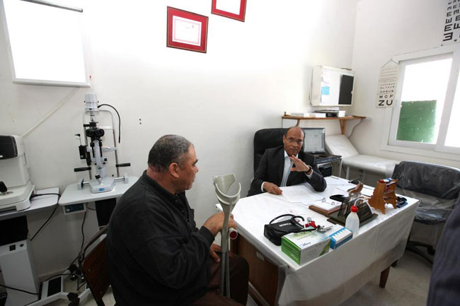 Le président Marzouki visite la prison de Nadhour à Bizerte