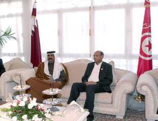Tunisie: Le président Marzouki reçu à Doha par l'émir du Qatar