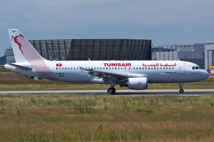 Tunisie: Le 3ème Airbus A320 de Tunisair atterrira lundi après-midi à l'aéroport Tunis-Carthage
