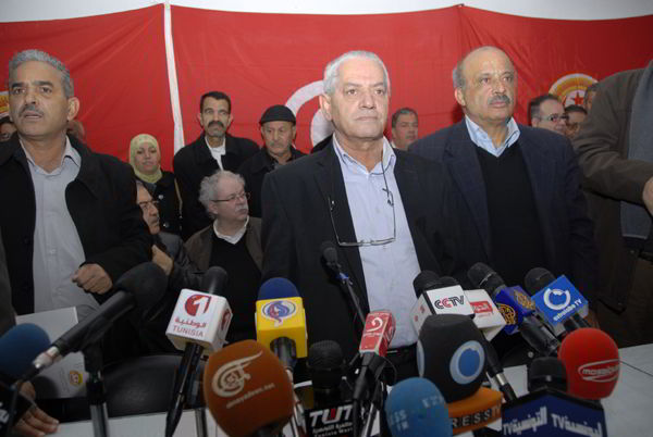 Abassi appelle à relancer l'initiative de l'UGTT et à un dialogue entre les acteurs de la scène politique