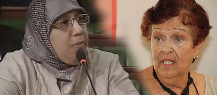 يمينة الزغلامي تتهم سلمى بكار باستعمال حركة لا أخلاقية ضد النائبة بوريال