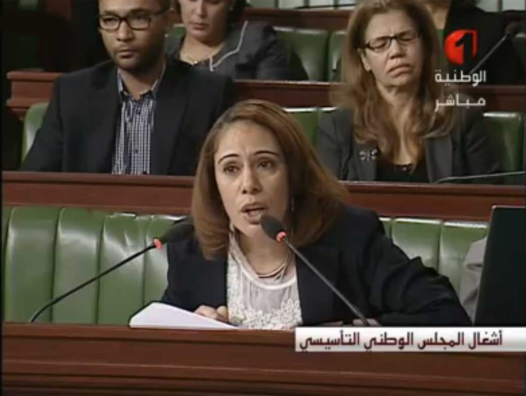 سهام بادي: انا فخورة بما وصلنا اليه في ظل الديمقراطية
