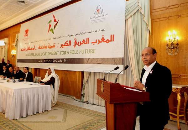 Marzouki : Le taux d'intégration des pays du Maghreb ne dépasse pas les 2%