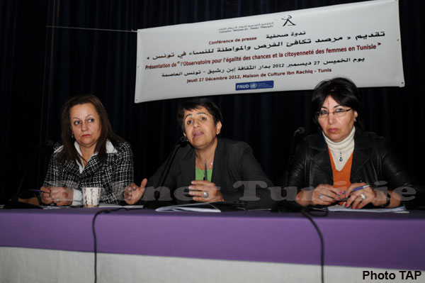 Création de l'observatoire national pour l'égalité des chances et la citoyenneté des femmes en Tunisie
