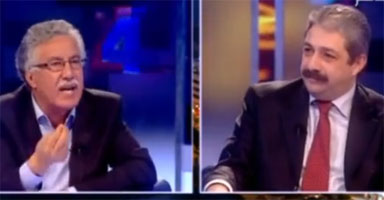 خليل الزاوية يحرج حمة الهمامي على المباشر