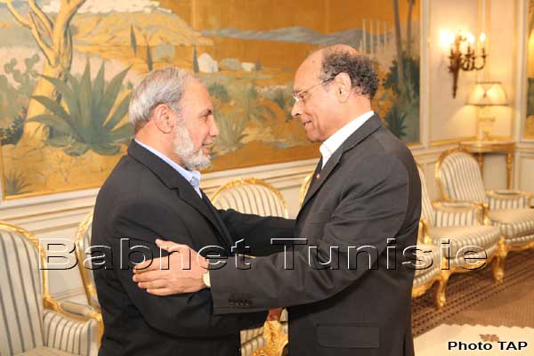 Une délégation du mouvement Hamas et du Jihad islamique chez le président de la République