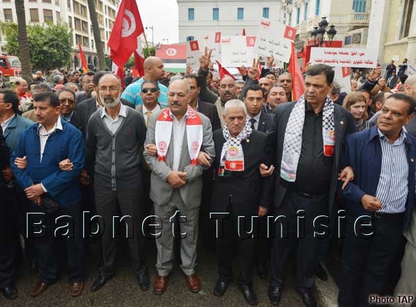 Tunisie:Célébration de la fête du travail en photos