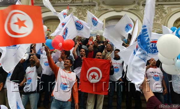 Tunisie:Célébration de la fête du travail en photos