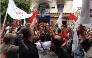 الجبهة الشعبية: عاش الاتحاد أكبر قوة في البلاد والنهضة مسرحية وتواصل للعصابة الدستورية