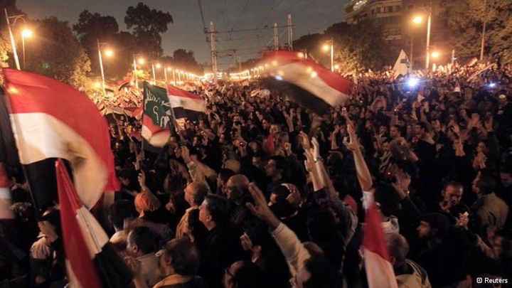 المحتجون