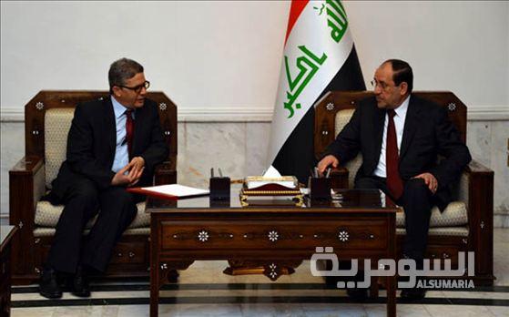 عدنان منصر يبلغ المالكي رغبة تونس البدء بخط جوي مباشر مع بغداد