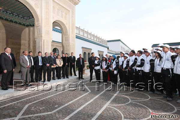 Marzouki reçoit à Carthage 27 marcheurs venus à pied de Sfax