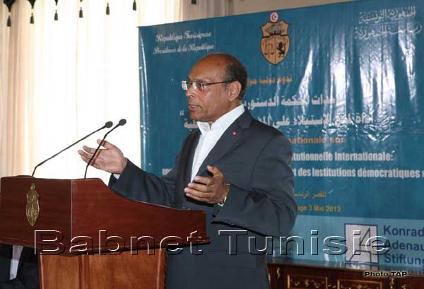 المرزوقي : أنسب علاج للتصدي للديكتاتورية هو دعم دولة القانون