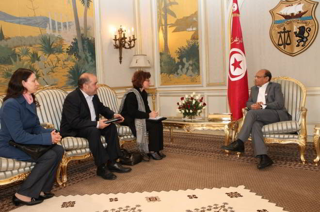 مقابلة رئيس الجمهورية للمديرة التنفيذية لـ المادة 19