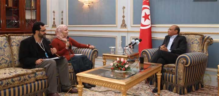 الرئيس المرزوقي: نحن مدينون للزعيم بورقيبة بثلاث ومن يدعون البورقيبية لعنوه أيام حصاره ولم يحضروا حتى في جنازته