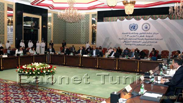 L'éradication du système de corruption exige un mécanisme efficace et transparent, souligne Marzouki à Doha