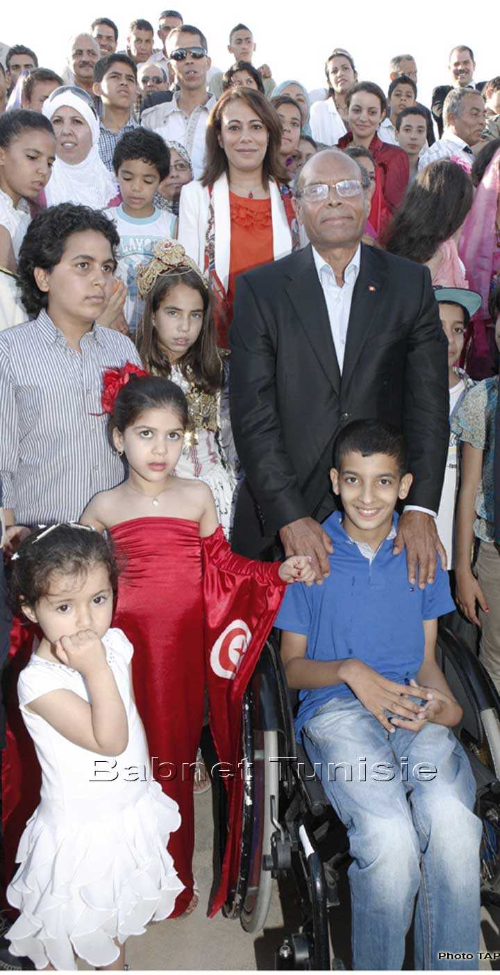 Hammamet: Marzouki prend part à une cérémonie à l'occasion de la fête de l'enfance