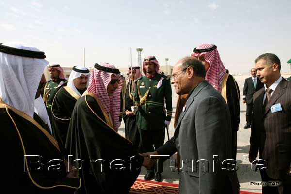 Le président Marzouki se rend à Riyadh