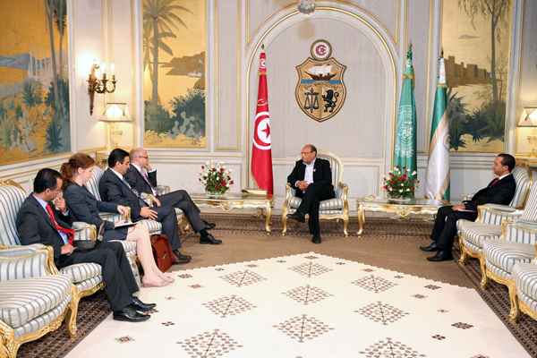 Marzouki s'entretient avec le SG de l'IDEA