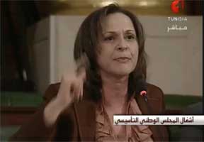 النائبة نجلاء بوريال: انا لست أم صقر ولا أخت صقر ولا ابي صقر انا ام لأطفال أخاف على مستقبلهم