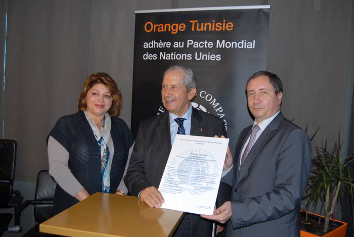 Orange Tunisie adhère au Pacte Mondial de l’ONU