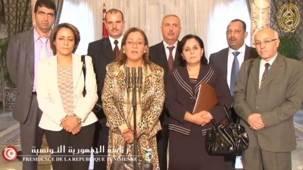 رئيس الجمهورية في لقاء مع وفد من جمعية القضاة