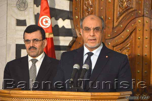 Ali Larayedh lors de sa prise de fonction: