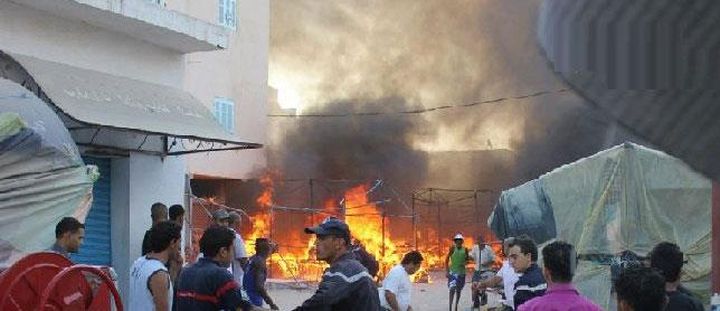 Incendie rue Sabbaghine : Importants dégâts matériels dans 7 locaux et un entrepôt de prêt-à-porter