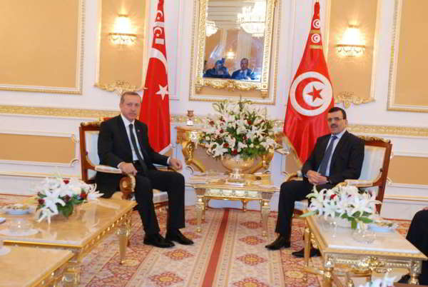 تركيا وتونس علم علم تونس