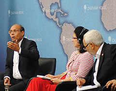 المرزوقي: الإسلاميون والعلمانيون يتعاونون لإعادة بناء تونس