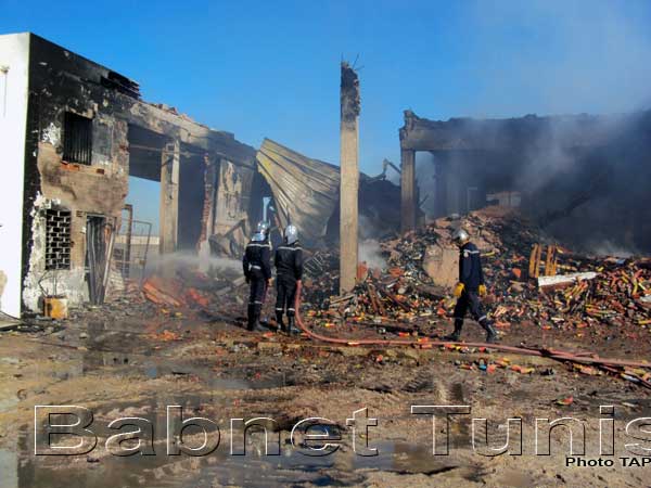 Zaghouan : Incendie dans une usine d'insecticides à Jebel Oust