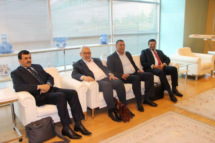 بالصور : راشد الغنوشي في ضيافة رئيس الوزراء التركي رجب طيب أردوغان