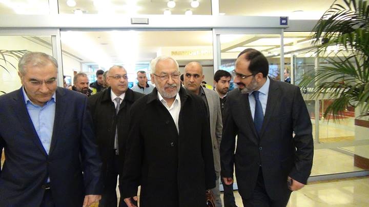 الغنوشي يصل الى اسطنبول بدعوة من رئيس بلديتها