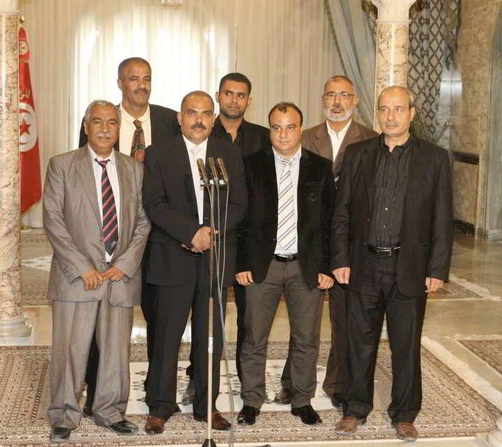 المرزوقي، يلتقي مع وفد عن الائتلاف الوطني لإنجاح المسار الديمقراطي