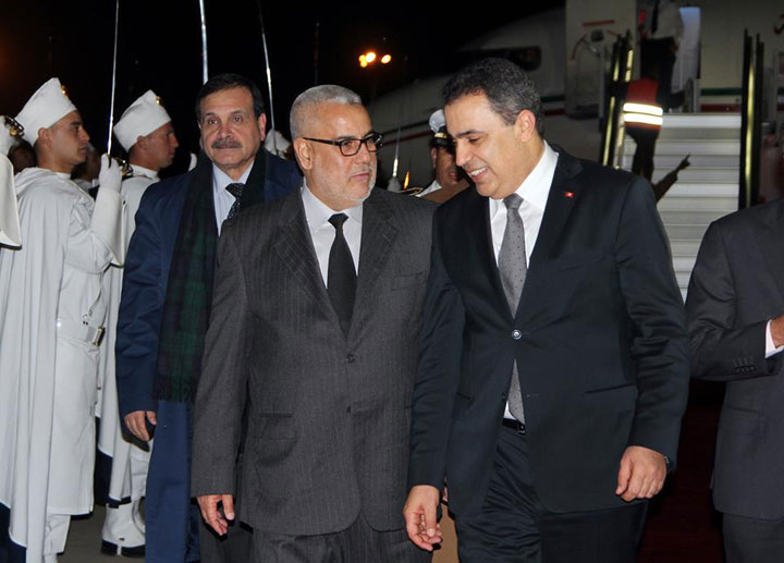 Tunisie-Maroc Arrivée de Mehdi Jomaa à Casablanca pour une visite officielle de deux jours