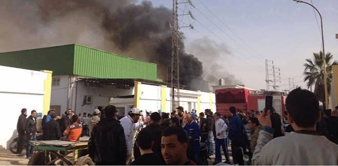 Un incendie ravage l'entrepôt de l'usine de confiserie des Aghlabites à Kairouan