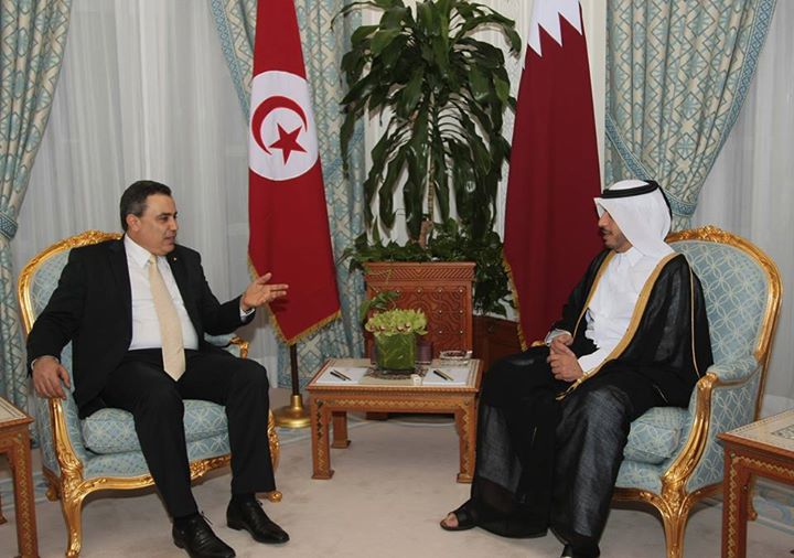 مهدي جمعة يتحادث بالدوحة مع أمير قطر: عزم على تعزيز علاقات التعاون الاقتصادية والاستثمارية بين البلدين