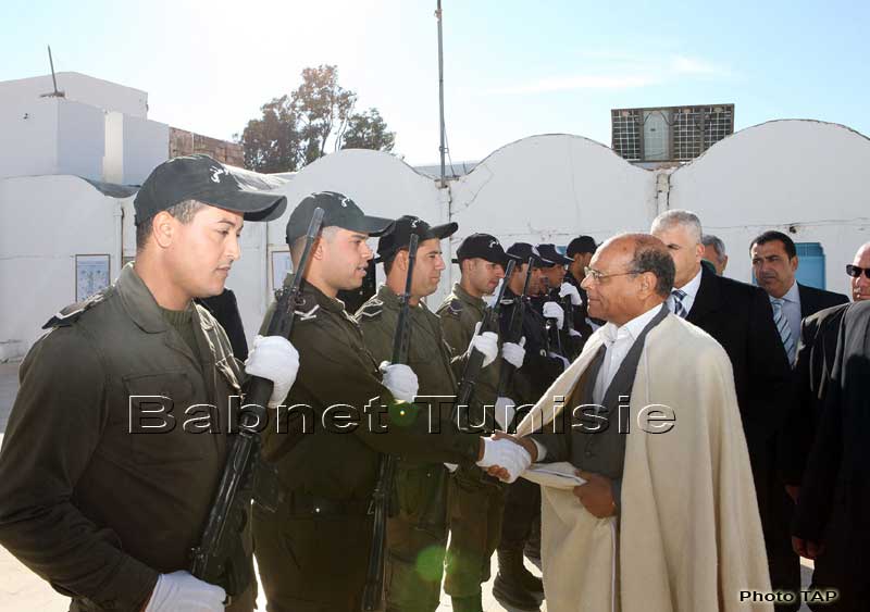 رئيس الجمهورية يتفقد المراكز الحدودية المتقدمة