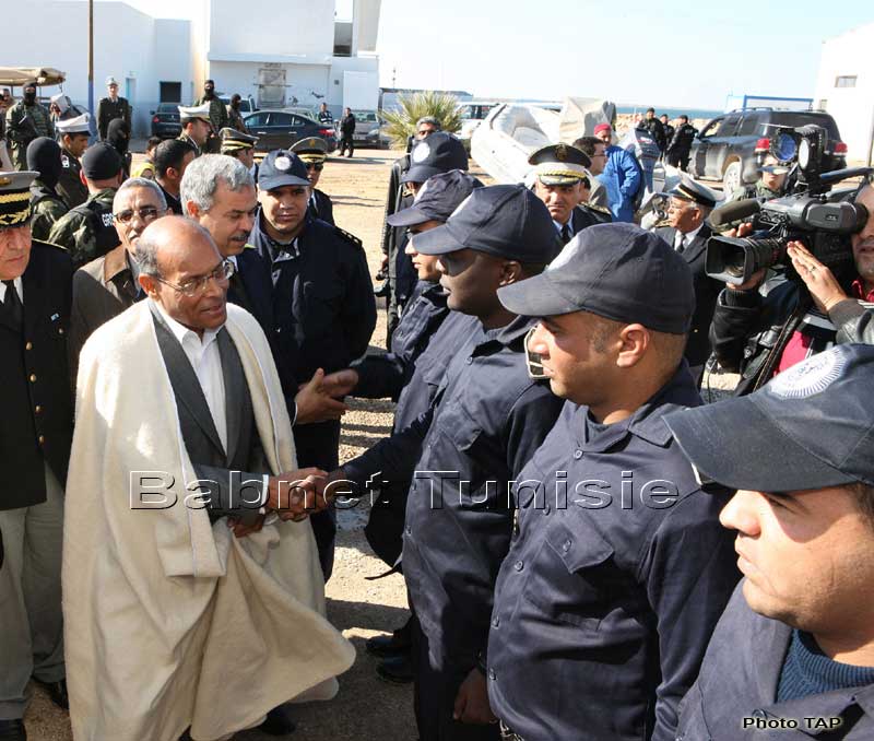 رئيس الجمهورية يتفقد المراكز الحدودية المتقدمة